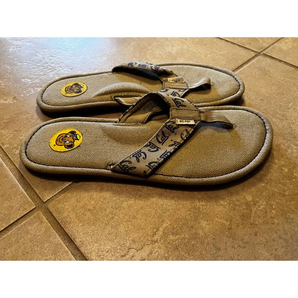 Simple hemp cal bears flip flops (University of California, Berkeley) main image 8